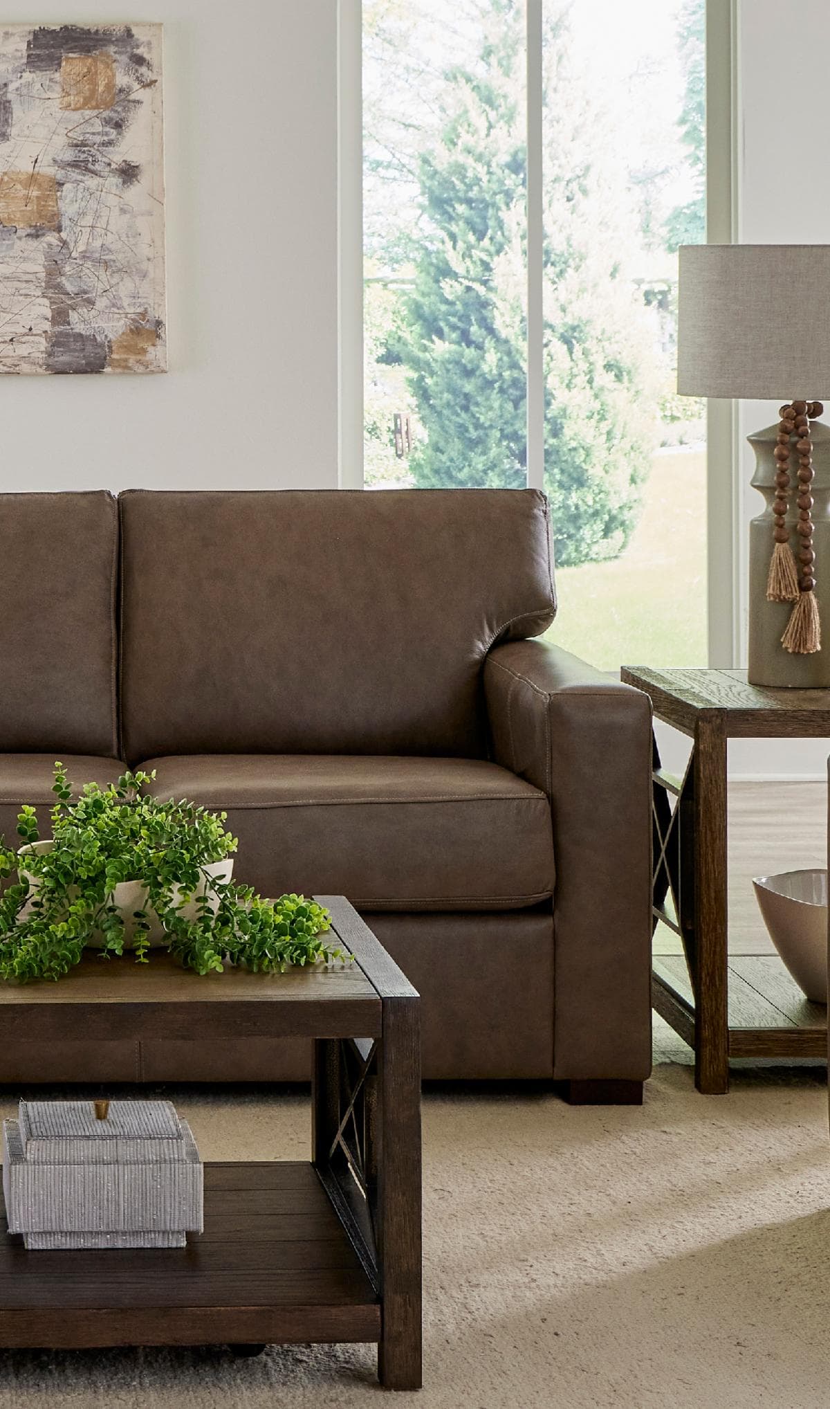Baylor leather sofa